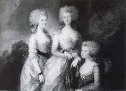 Thomas Gainsborough The three Eldest Princesses oil on canvas